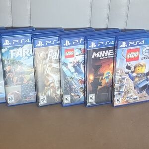 Video Game Collection - Blue Cases